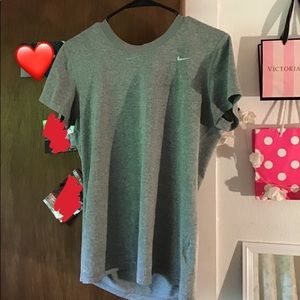 Grey Nike Short-Sleeve Shirt